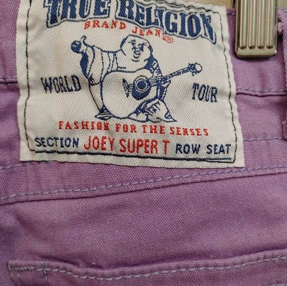 True Religion Purple Jeans SZ.27 - Picture 5 of 8